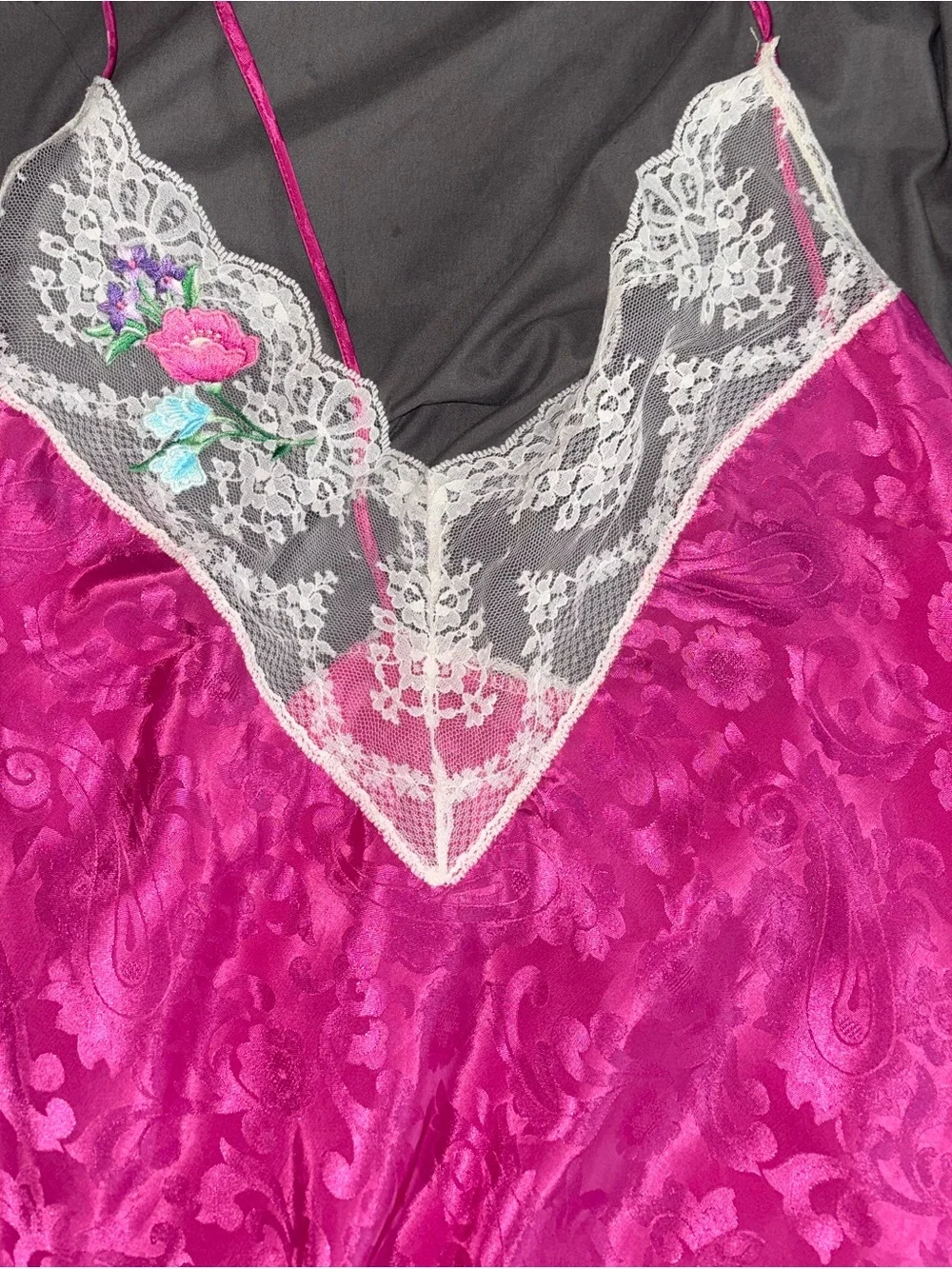 VTG lace slip dress - Picture 4 of 9